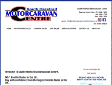 Tablet Screenshot of motorcaravancentre.co.uk
